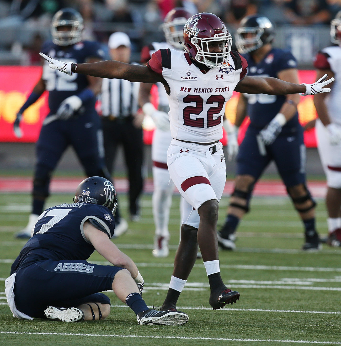 New Mexico State 26, Utah State 20